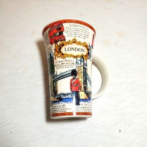 DUNOON Glenn London Montage Cup Mug By Caroline Dadd 6"
